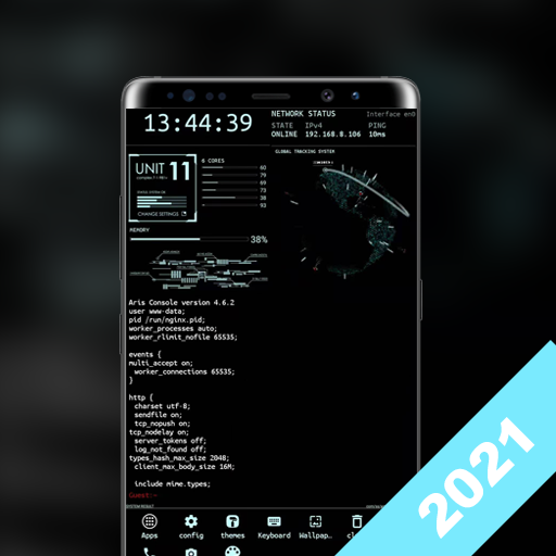 eDex UI - Hacker Theme Launcher icon