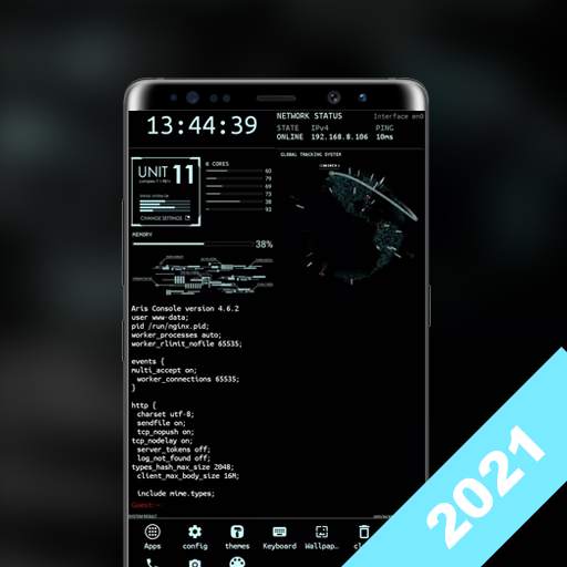eDex UI - Hacker Theme Launcher 4.6.4