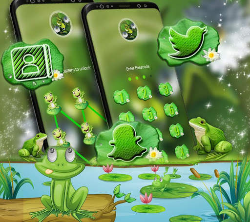Cute Frog Launcher Theme screenshot 5