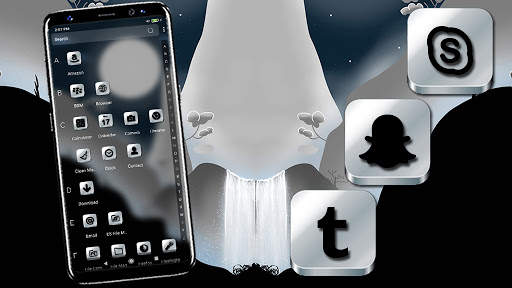 Snowy Mountain Launcher Theme screenshot 3