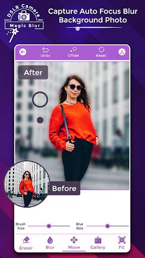 Magic Blur - Auto Blur DSLR Camera screenshot 3