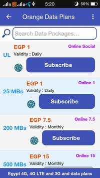 4G Data Plan Egypt screenshot 4