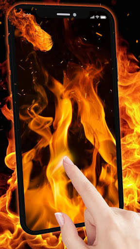 Burning flame Live Wallpaper screenshot 2