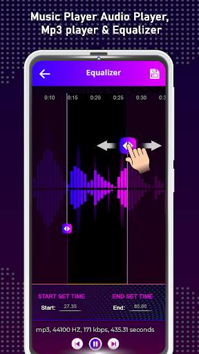 Music Player Audio Player, Mp3 player & Equalizer screenshot 5