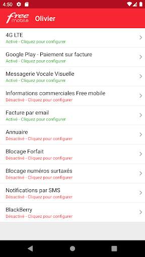 Free Mobile - Mon Compte screenshot 5