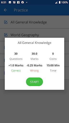All in One General Knowledge Quiz App in English screenshot 4