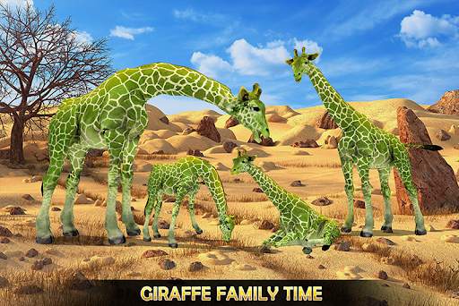 Giraffe Family Life Jungle Sim screenshot 7