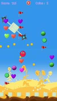 Red Foot Ball Jump screenshot 2