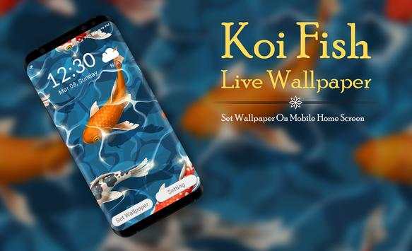 Koi Fish 3D Live Wallpaper 2019 screenshot 4