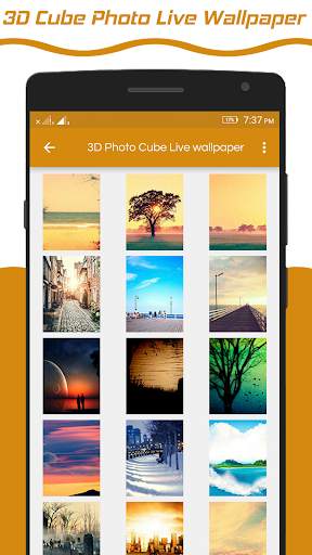 3d Photo Cube Live Wallpaper screenshot 3