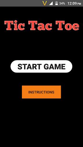 Cross Zero game for android TV, Black Theme : free скриншот 1
