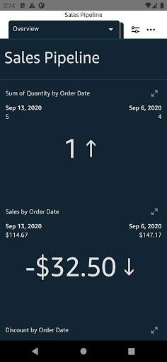 Amazon QuickSight screenshot 4