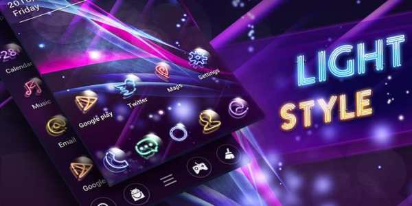 Light Style GO Launcher Theme screenshot 1