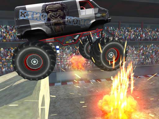 Monster Truck Stunts, Race and Crush Cars screenshot 13