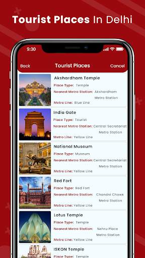 Delhi Metro Route screenshot 4