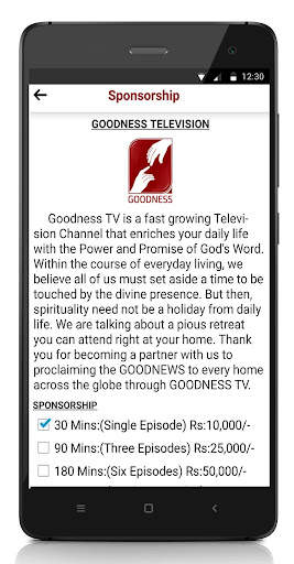 Goodness TV screenshot 4