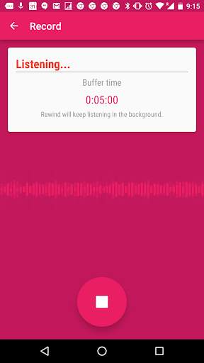 Rewind: Reverse Voice Recorder screenshot 1
