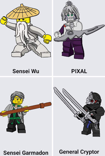 How to draw Ninja characters screenshot 5