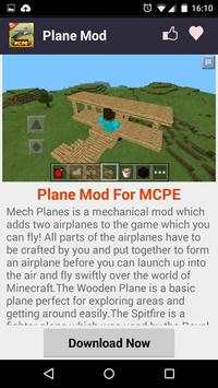 Pesawat MOD Untuk MCPE! screenshot 2