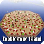 Map Cobblestone Island Minecraft 1.0