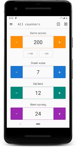 Counter - Click counter app, tally counter widgets screenshot 1