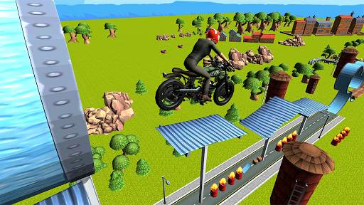 Extreme Bike Stunt Racing Game Breathtaking Tracks screenshot 5