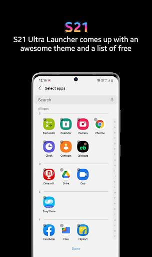 s22 ultra launcher screenshot 3