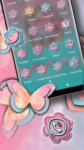 Echeveria Flower Launcher Theme screenshot 2