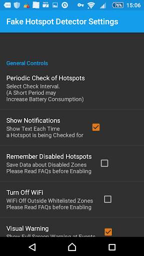 Fake Hotspot Detector -AntiSpy 3 تصوير الشاشة