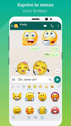WeSmile Smileys WAStickerApps screenshot 1