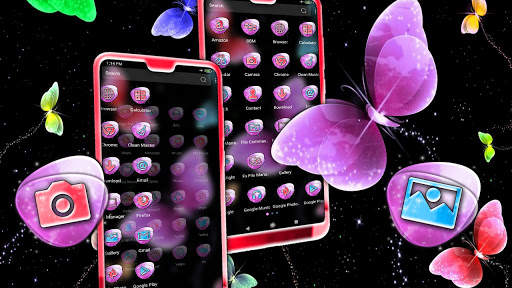 Colorful Butterfly Theme screenshot 2