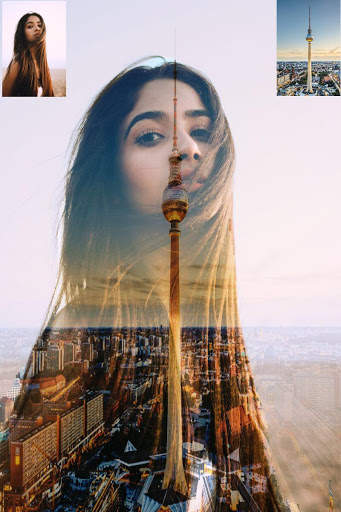 Double Exposure Effect : Blend Me Editor screenshot 1
