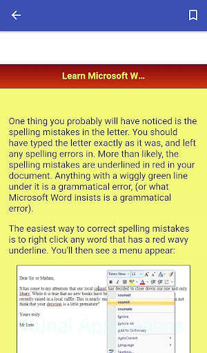 For Word Tutorial | Word Tutorial screenshot 5