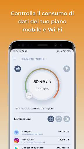 Consumo di Dati Mobili screenshot 1