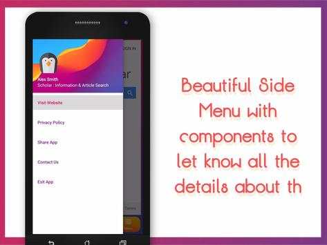 SCHOLAR - Information and Article Search 8 تصوير الشاشة