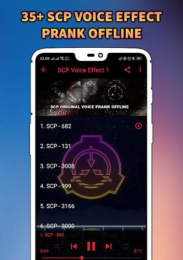 SCP Voice Effect Prank Offline screenshot 3