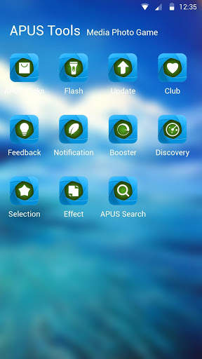 Langit-APUS Launcher tema screenshot 3