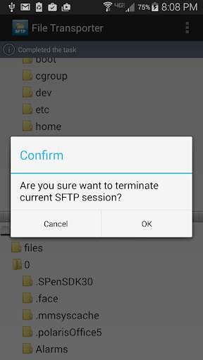Mobile SFTP(Secure FTP Client) screenshot 15