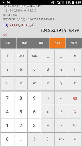 Scientific Calculator - Programmable Large Numbers screenshot 2