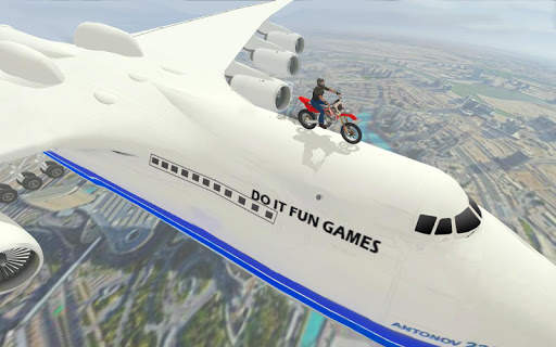 Sky Bike Stunt Racing Games 3D screenshot 3