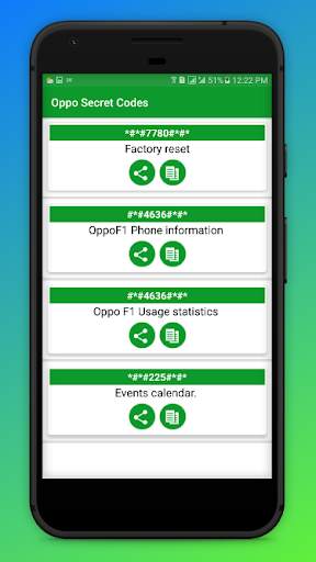 Secret Code For Oppo Mobiles 2021 скриншот 2