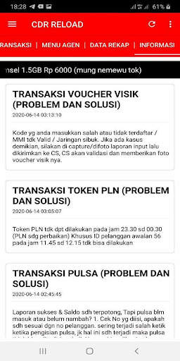 CDR RELOAD - Payment Pulsa, Data & Game ONLINE screenshot 3