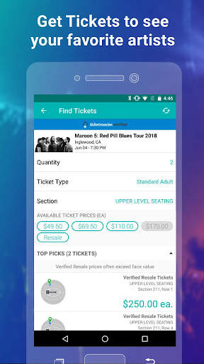 Bandsintown Concerts screenshot 1