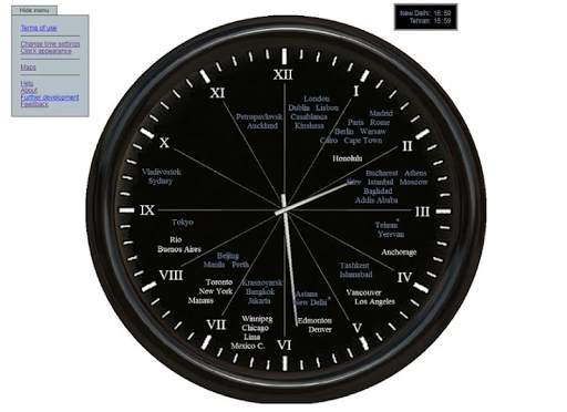 12-hour world clock screenshot 9