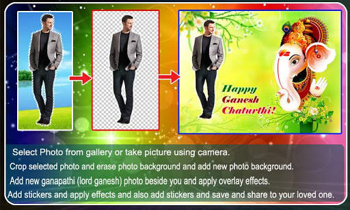 Ganesh Photo Blender : Vinayaka photo frame editor screenshot 2