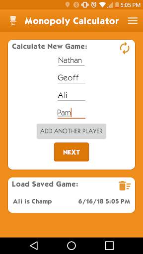 Monopoly Calculator screenshot 1