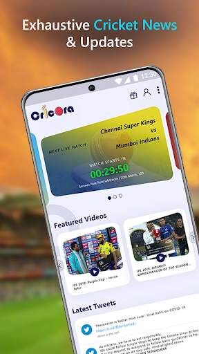 CricOra - live line and Cricket Scores screenshot 2