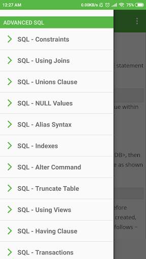 SQL Tutorial screenshot 3