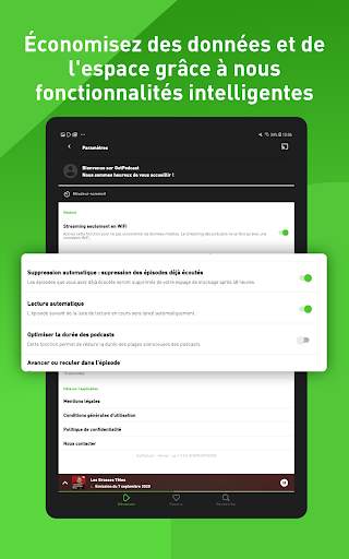 GetPodcast: lecteur de podcast screenshot 13