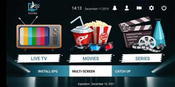 Shark IPTV Pro 5 تصوير الشاشة